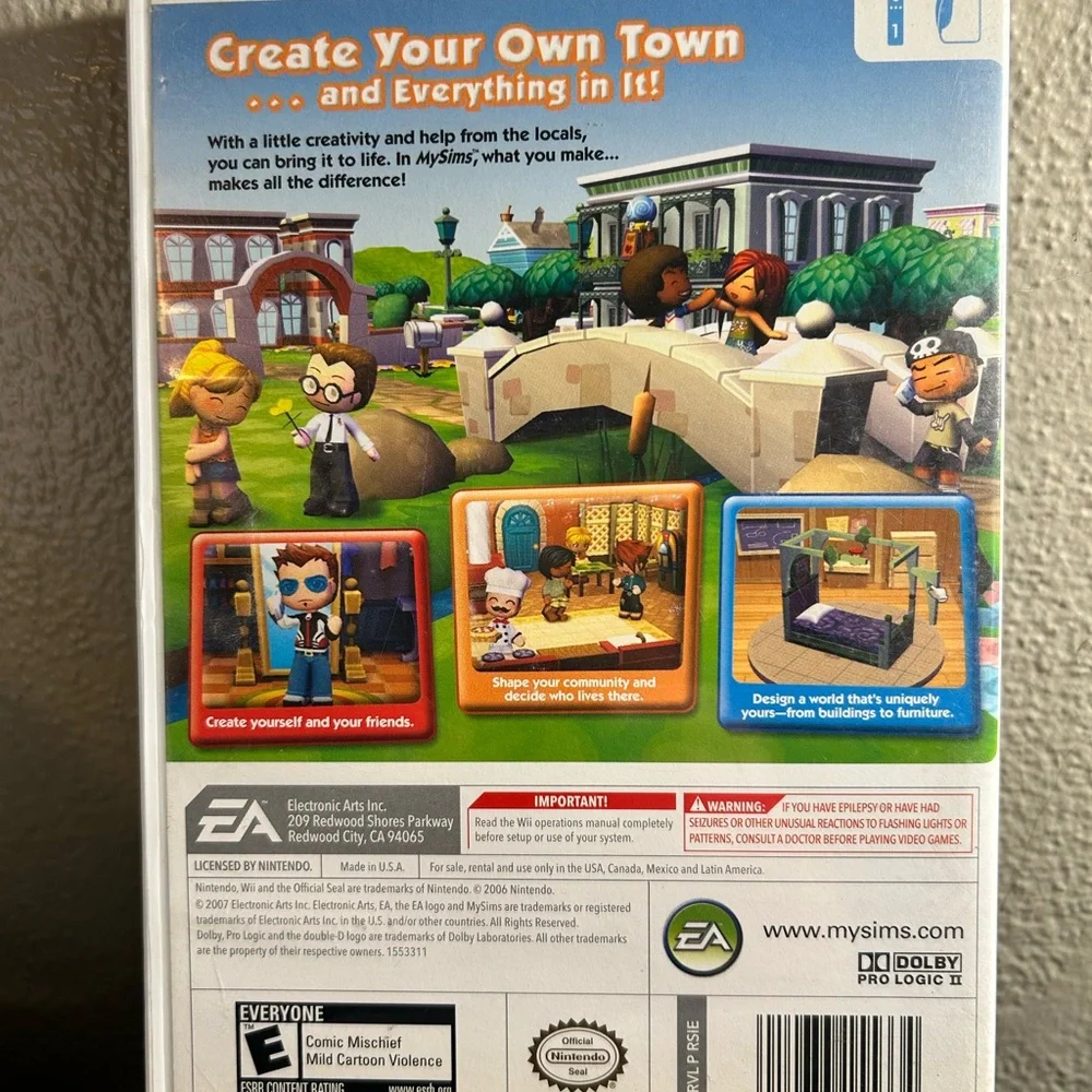 MySims Nintendo Wii Game - Picture 2 of 3